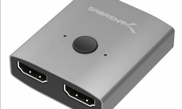 Sabrent 2-Port 4K HDMI Sharing Switch