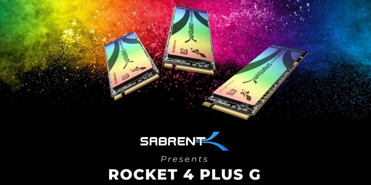 Sabrent Presents the Rocket 4 Plus G – DirectStorage Gaming SSD with Stylish Heatsink