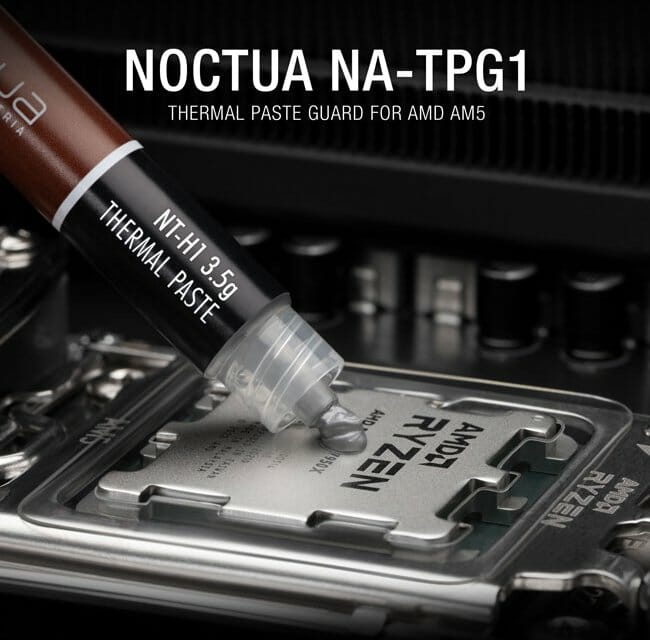 Noctua presents NA-TPG1 thermal paste guard for AMD AM5