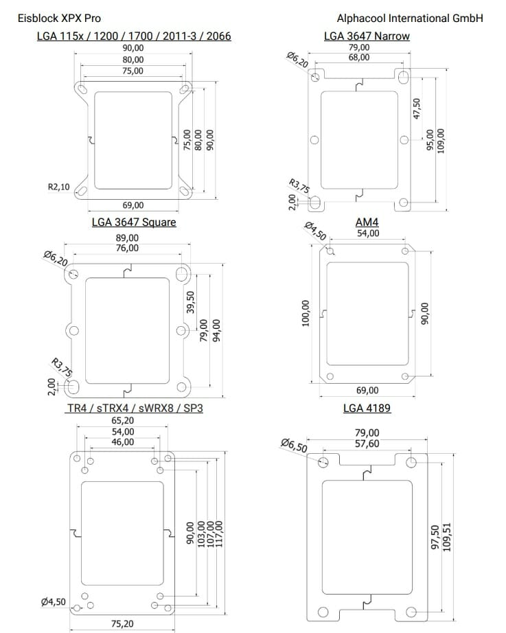 Mounting Bracket Dimension