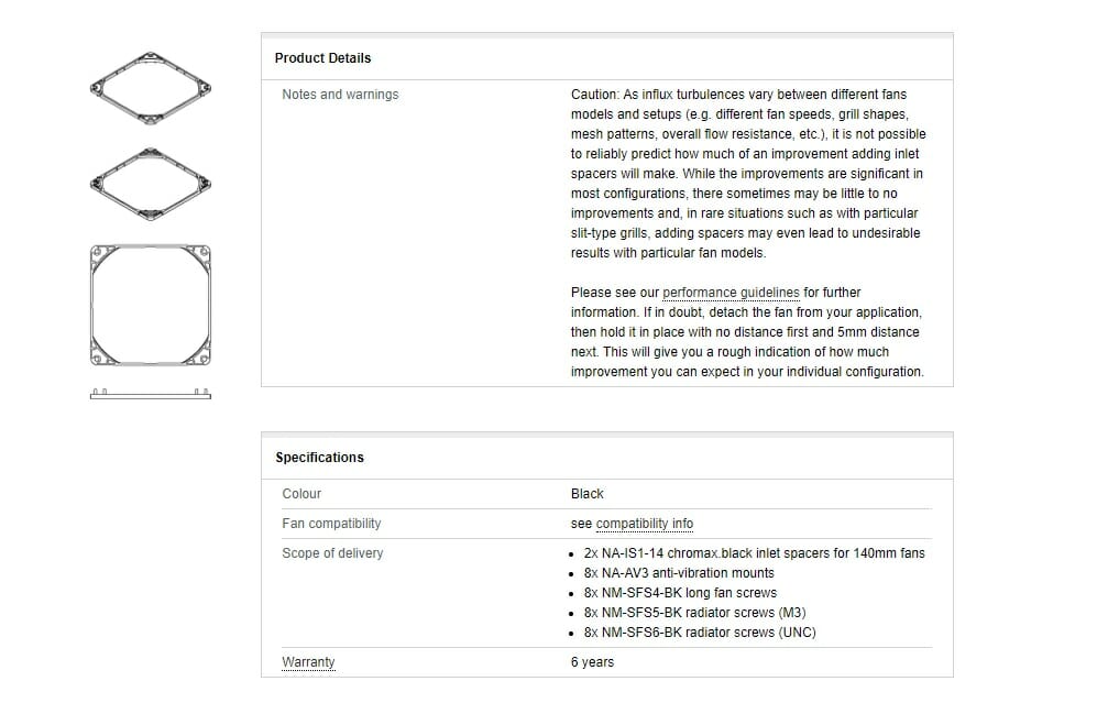 NA IS1 14 chromax Specs