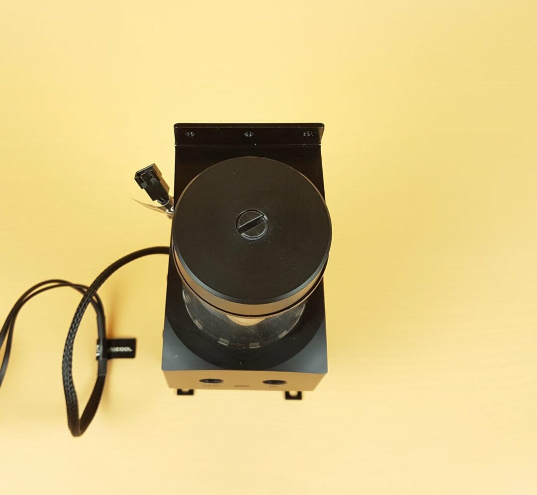 Alphacool Core 100 Aurora Reservoir/Pump Combo – VPP Pump, 200ml, Acetal/Acrylic, G1/4" Threads