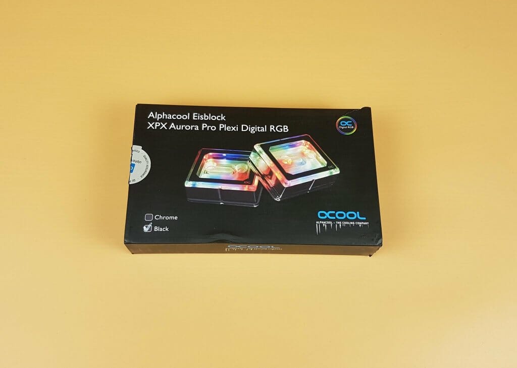 Alphacool Eisblock XPX Pro Aurora Water Block Per CPU, Full Brass, Black, Digital RGB, 13084 - 4