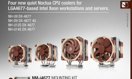 Noctua presents CPU coolers for Intel’s LGA4677 Xeon platform