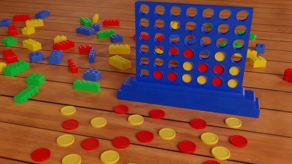 connect four board game 