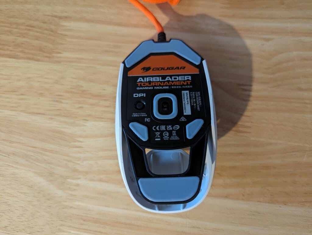 Cougar AirBlader Tournament Mouse Bottom