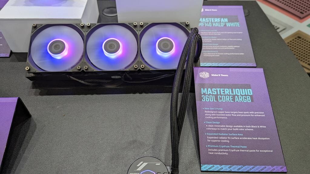 Computex 2023 : Cooler Master dévoile les nouveaux AiO MasterLiquid et du  watercooling custom