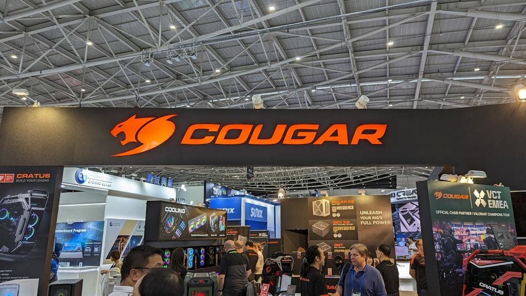 COUGAR At Computex 2023 – Booth Tour