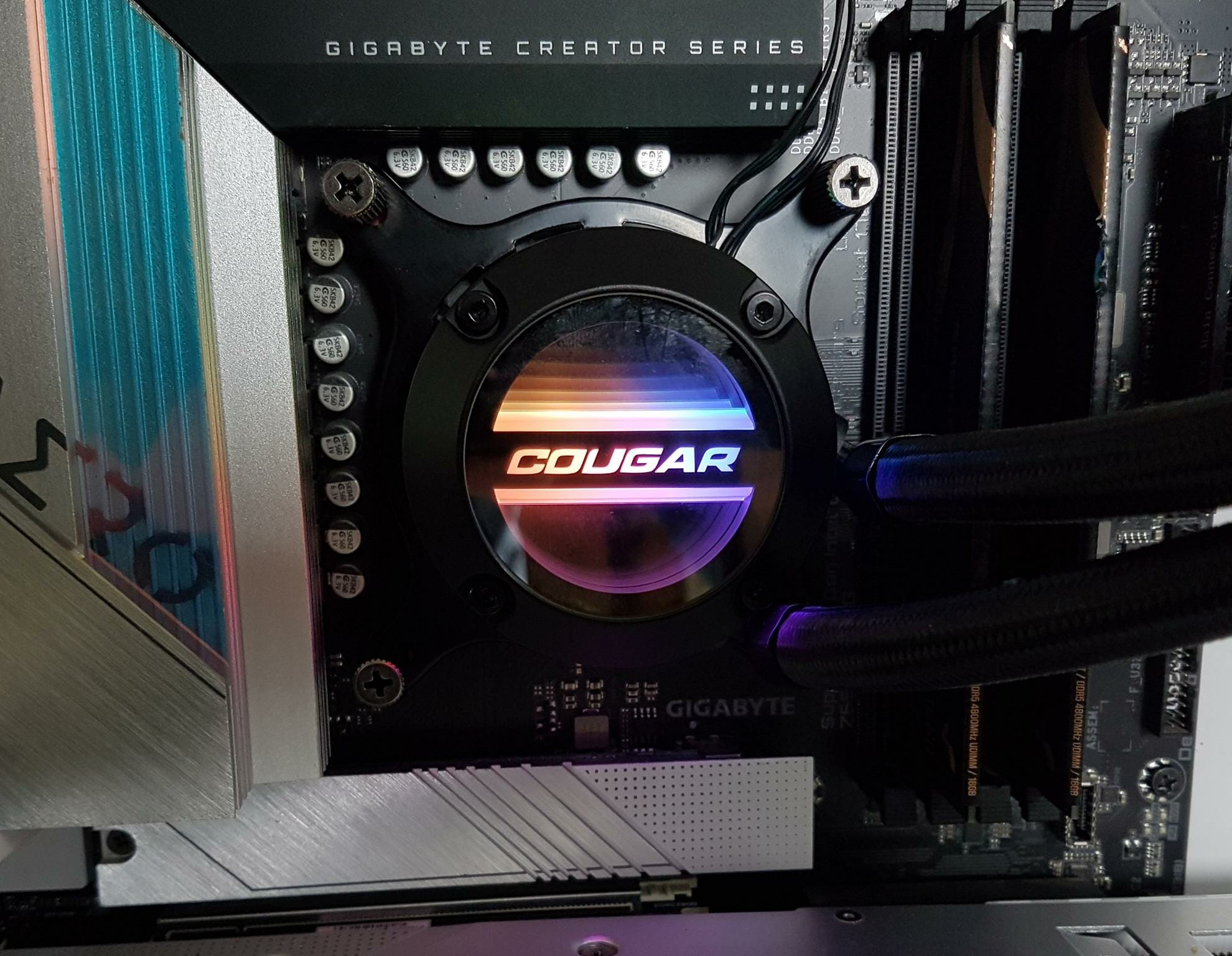 Water Cooler Cougar Poseidon GT 360, ARGB