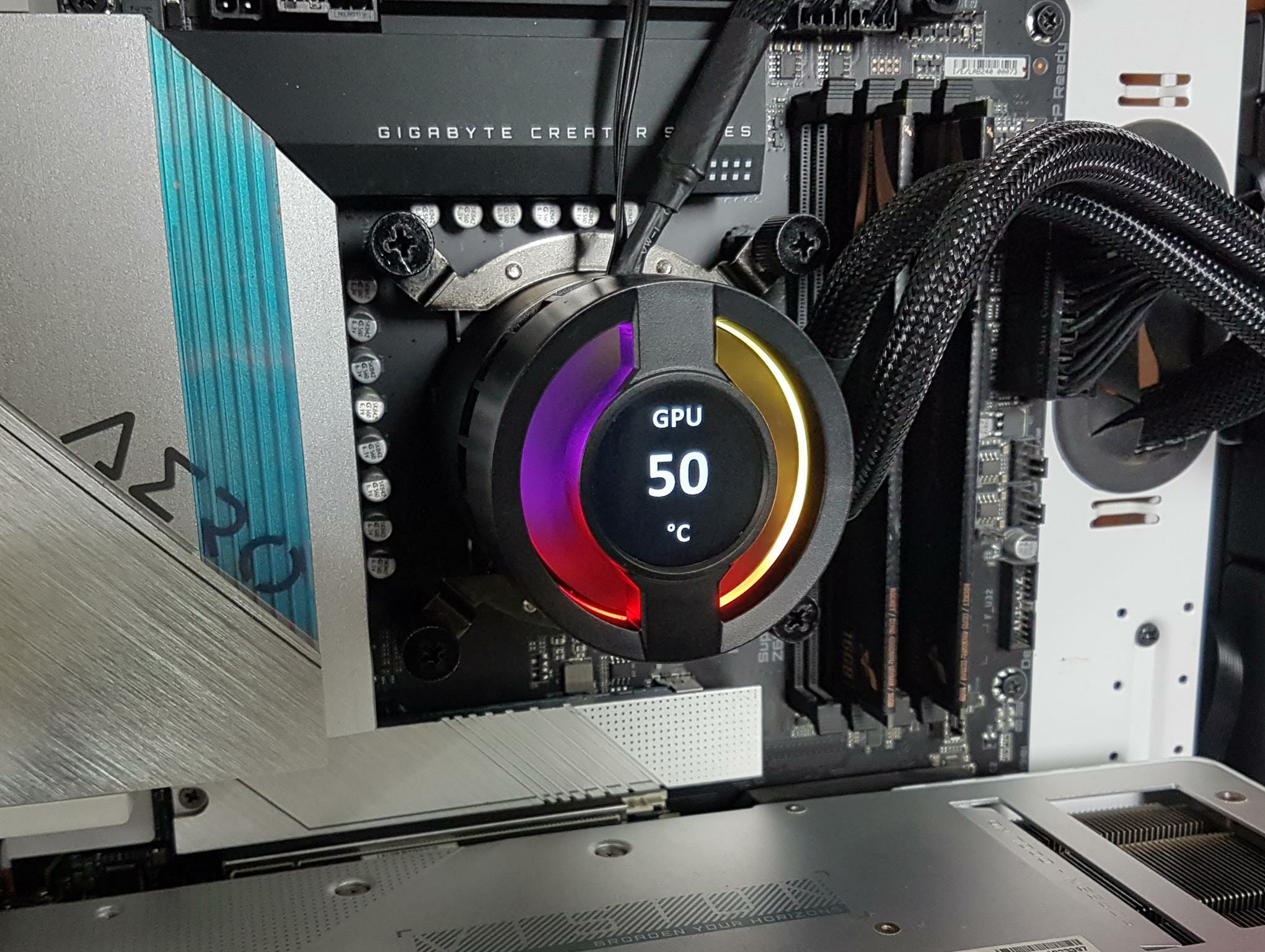 GAMDIAS CHOINE P3 360U CAST GPU Temp 2