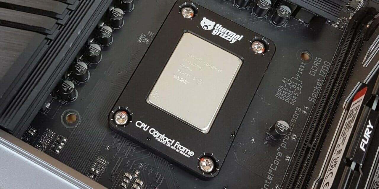 Thermal Grizzly CPU Contact Contact Frame for 12th Gen. Is it worth it!