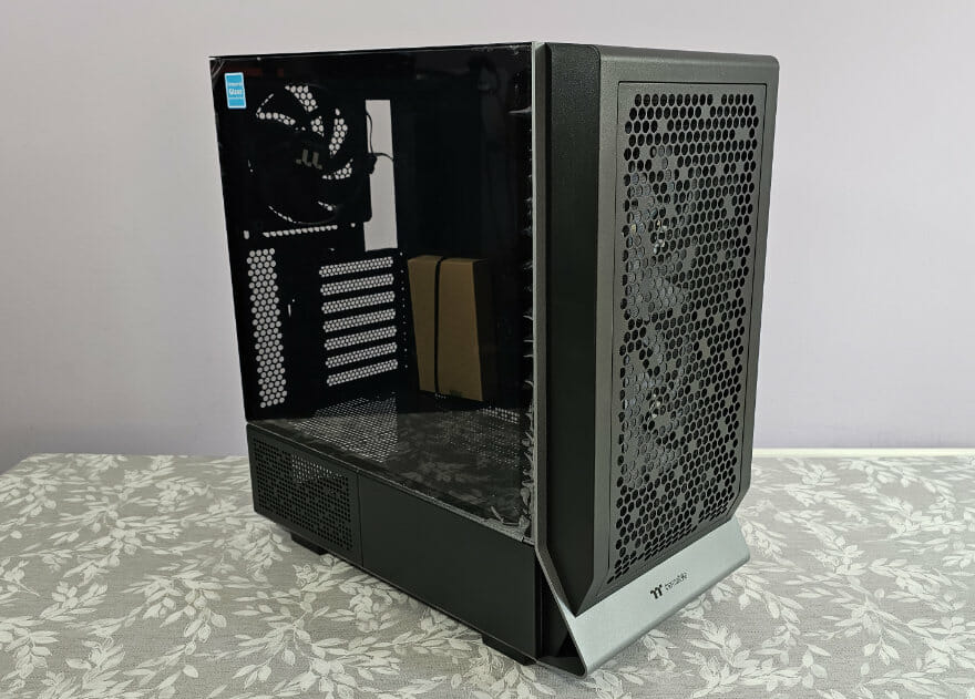 Thermaltake Ceres 300 TG ARGB PC Case diagnol view 1