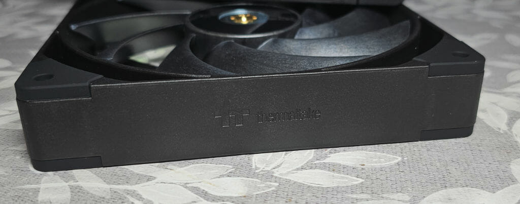 Thermaltake Toughfan 14 PRO Pc Cooling Fan side of fan TT logo