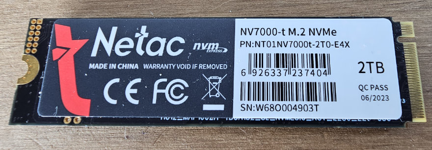 NETAC NV7000-T M.2 NVMe SSD