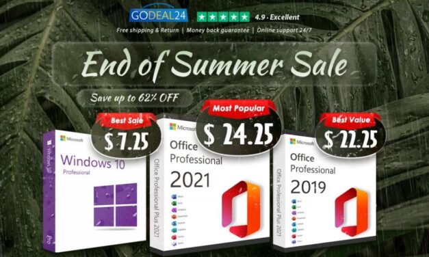 Godeal 24 – A place only sells genuine software keys. Office 2021 for $24.25 and Windows 10 for $7.25.