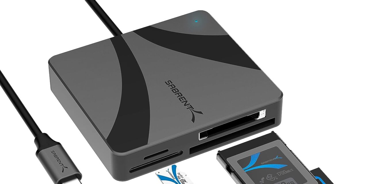 SABRENT introduces USB-C Multi-Card Reader for CFexpress Type B, CFast 2.0, and microSD/SD cards (CR-C4PM)