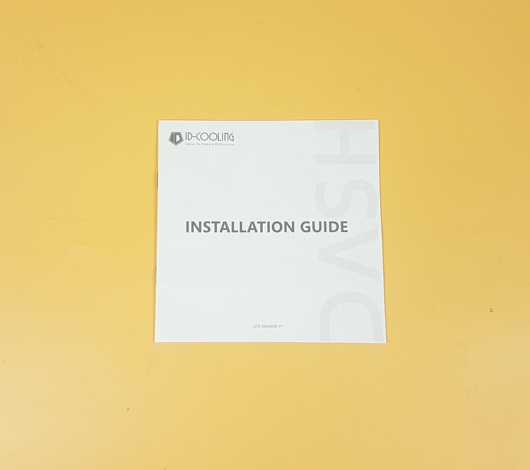 ID Cooling DASHFLOW 360 XT Lite White User Guide