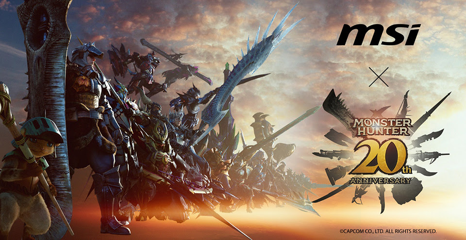 MSI and CAPCOM Celebrate the 20th Anniversary of Monster Hunter