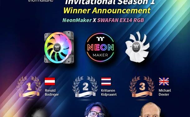 Thermaltake Reveals the Top 3 Winners of 2023 NeonMaker Lighting Mix Invitational Season 1