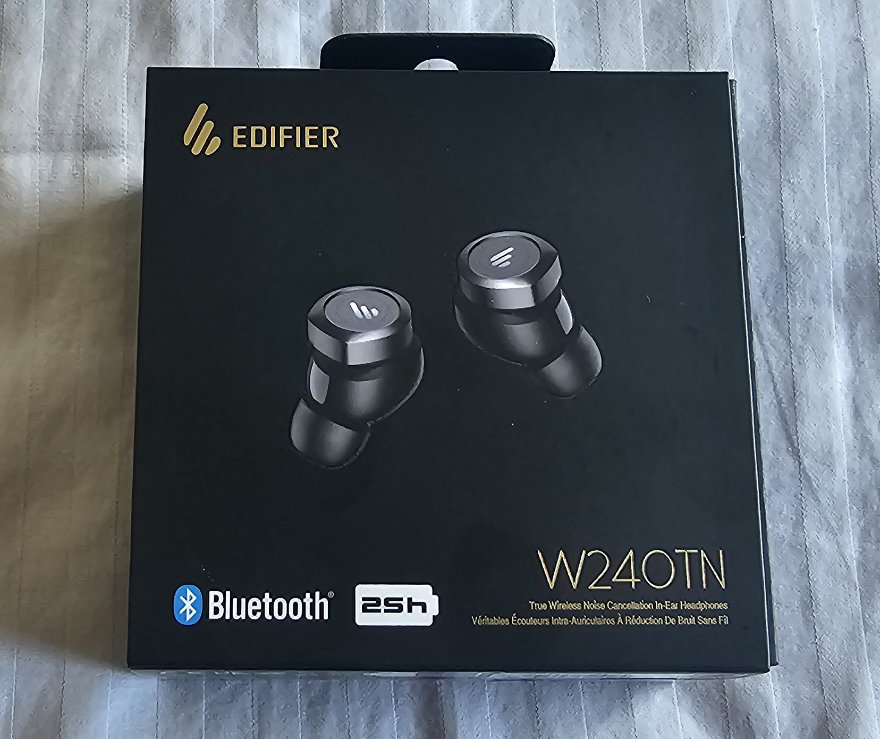 Edifier W240TN Noise Cancellation in ear headphones box front