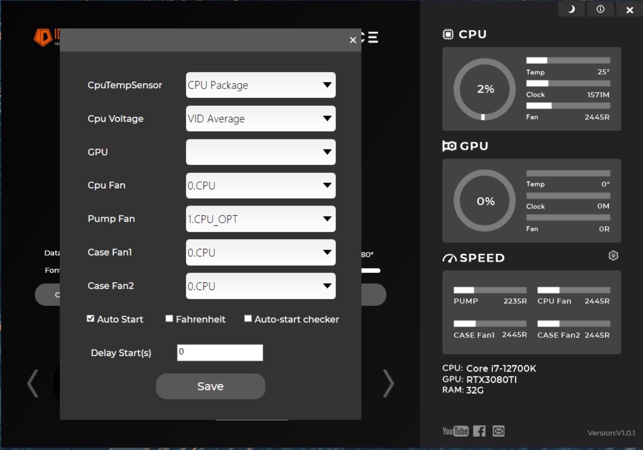 ID COOLING Space SL360 ID COOLING Software 3