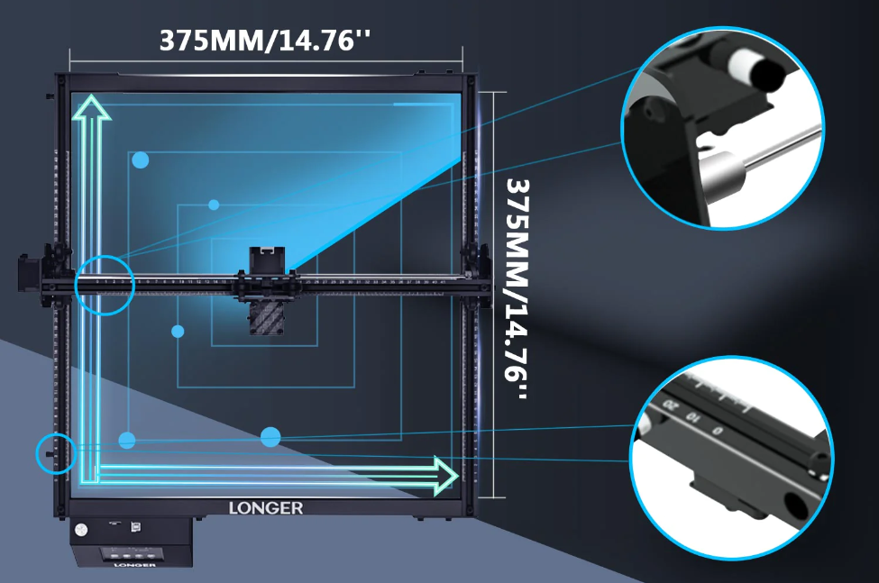 LONGER Ray5 20W Laser Engraver Available In 579 4