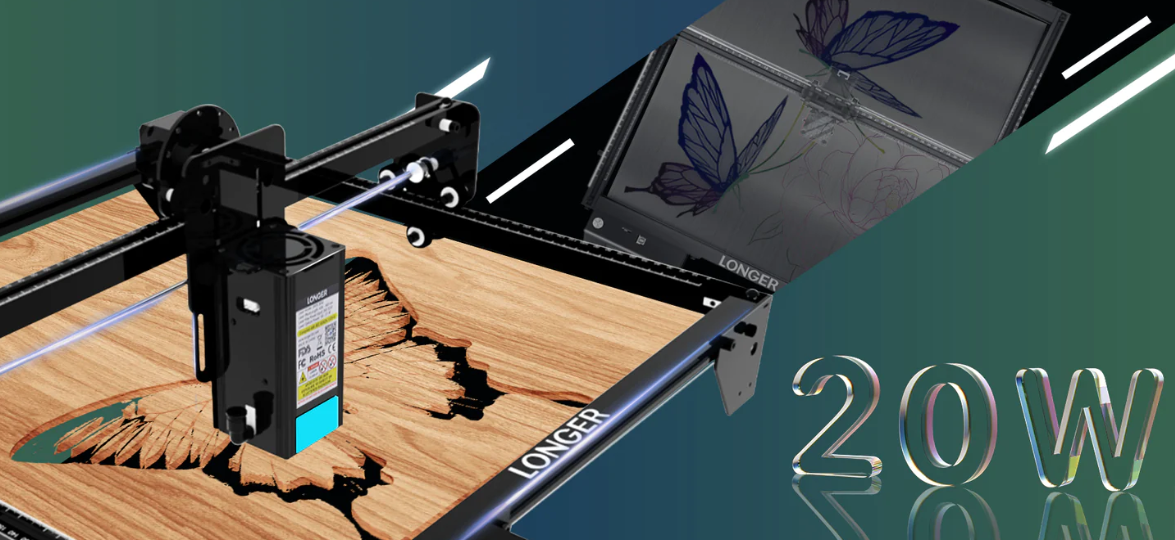 LONGER Ray5 20W Laser Engraver Now In Just $579 (Instead $999)