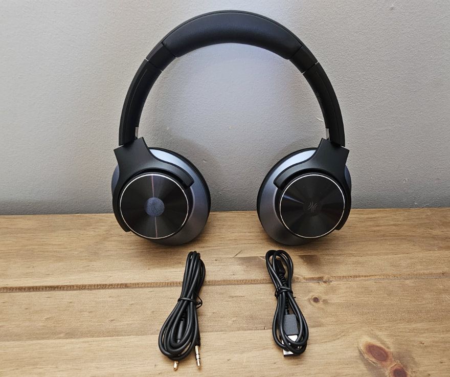 OneOdio A10 Hybrid ANC Wireless Headphones Cables