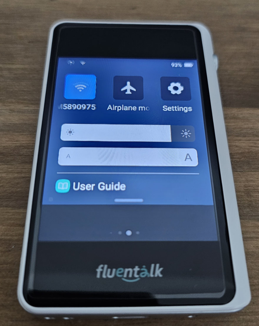 fluentalk portable translator t1 mini settings
