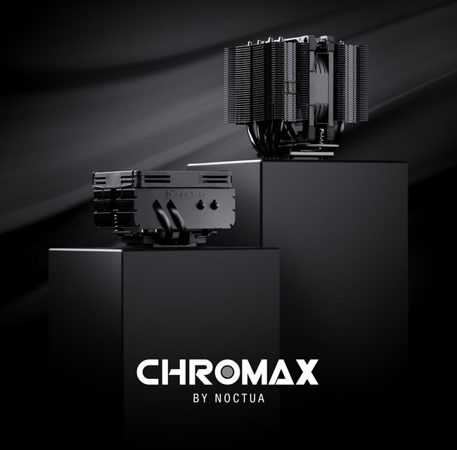 Noctua presents chromax.black versions of NH-D9L and NH-L9x65