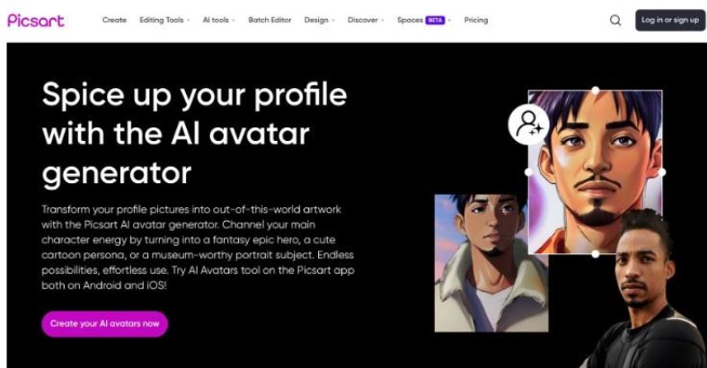 picsart tool to create ai avatar.