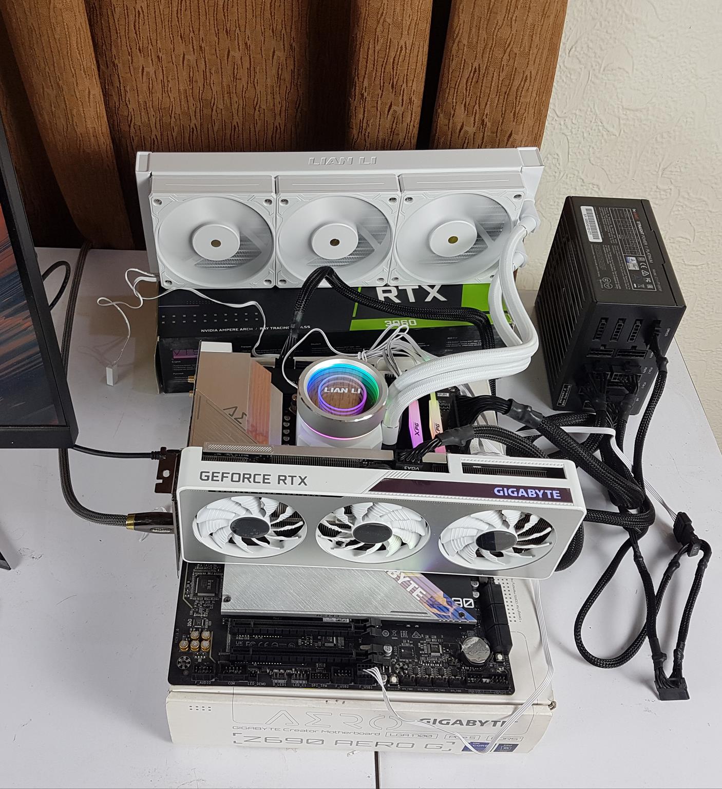 Lian Li GALAHAD II Trinity Performance 360 White Review 58 Lian Li GA II Trinity Performance 360 Test Build