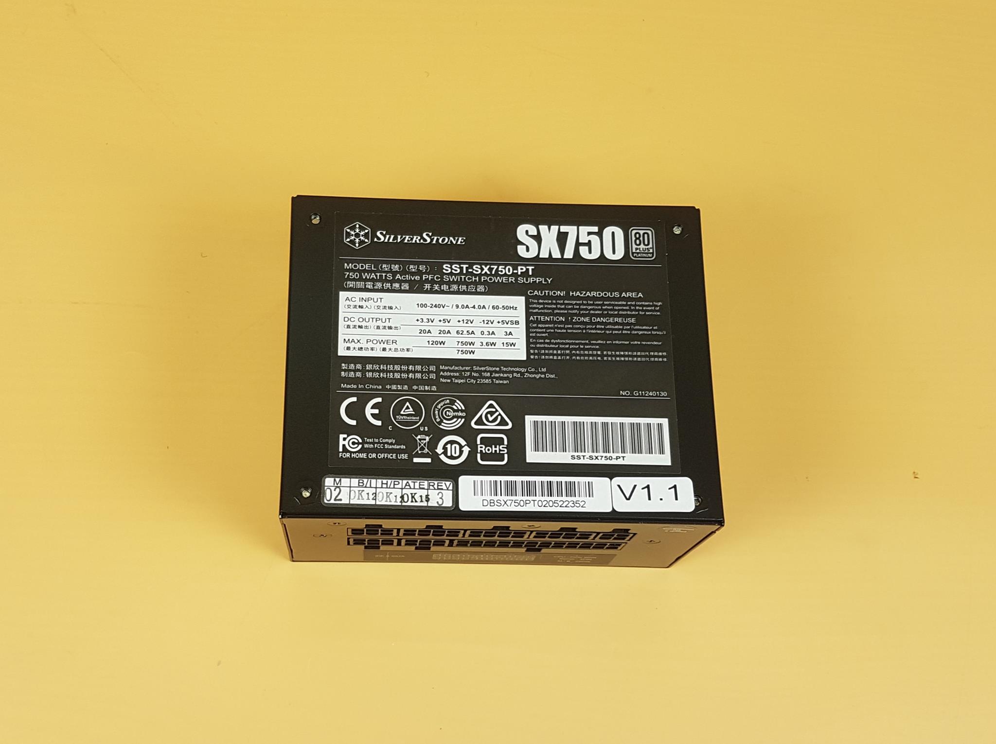 SilverStone SX750 Backside