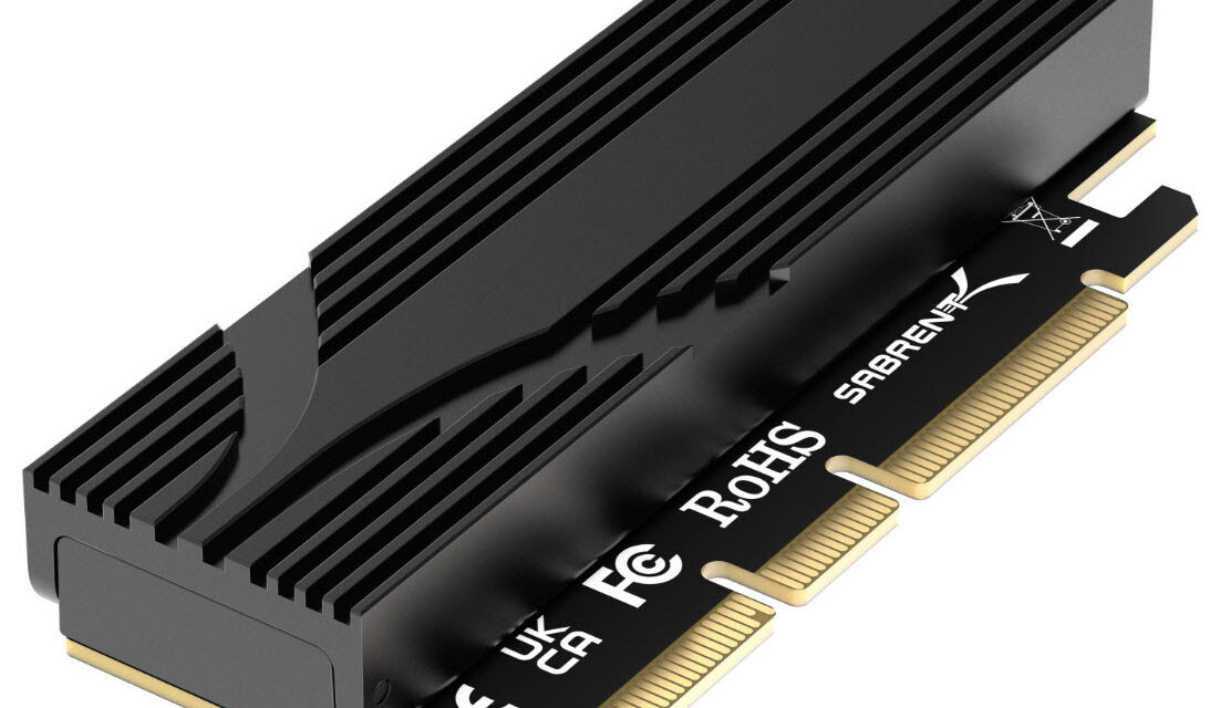 SABRENT’s New M.2 NVMe SSD to PCIe x16 Tool-Free Add-In Card (AIC), (EC-TFPE)