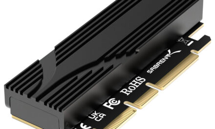 SABRENT’s New M.2 NVMe SSD to PCIe x16 Tool-Free Add-In Card (AIC), (EC-TFPE)