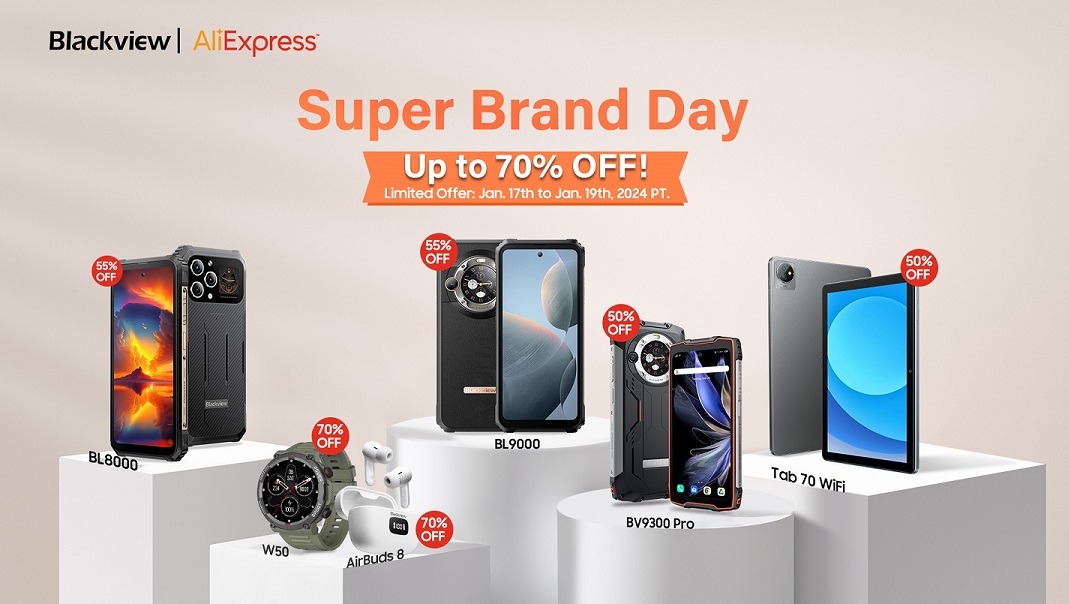 Blackview Offers Up To 70% Off For Super Brand Day”, Releases New Devices