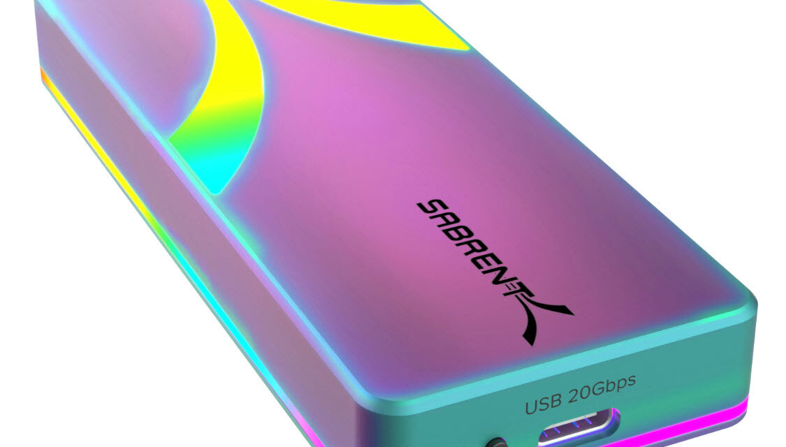 SABRENT has released New Rocket RGB USB C 20Gbps M.2 SATA/NVMe SSD Enclosure (EC-RGBG) and Special Edition SSD Enclosure (EC-RGBC)