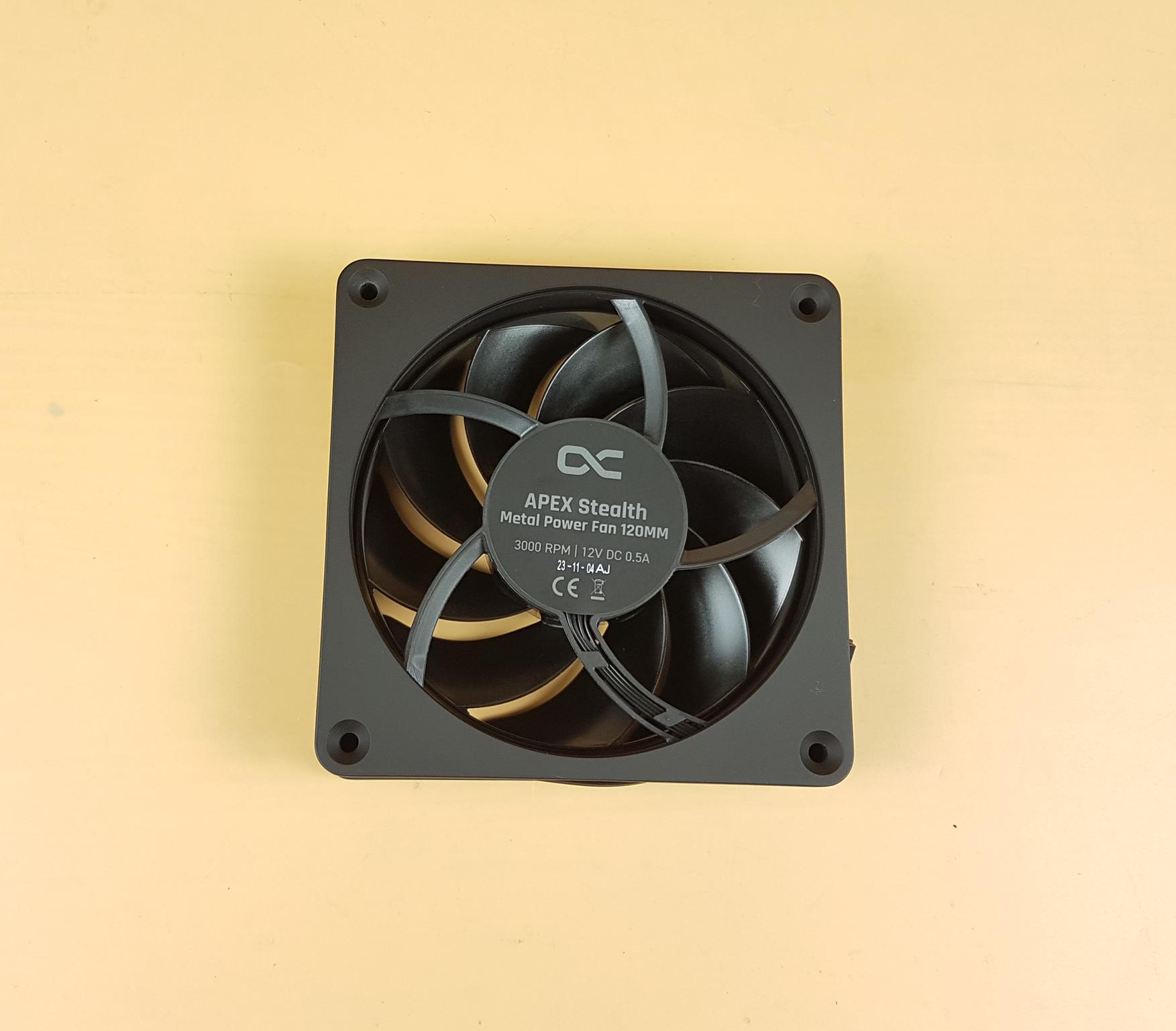 Alphacool Apex Stealth 3K Black Fans Fan Rear View