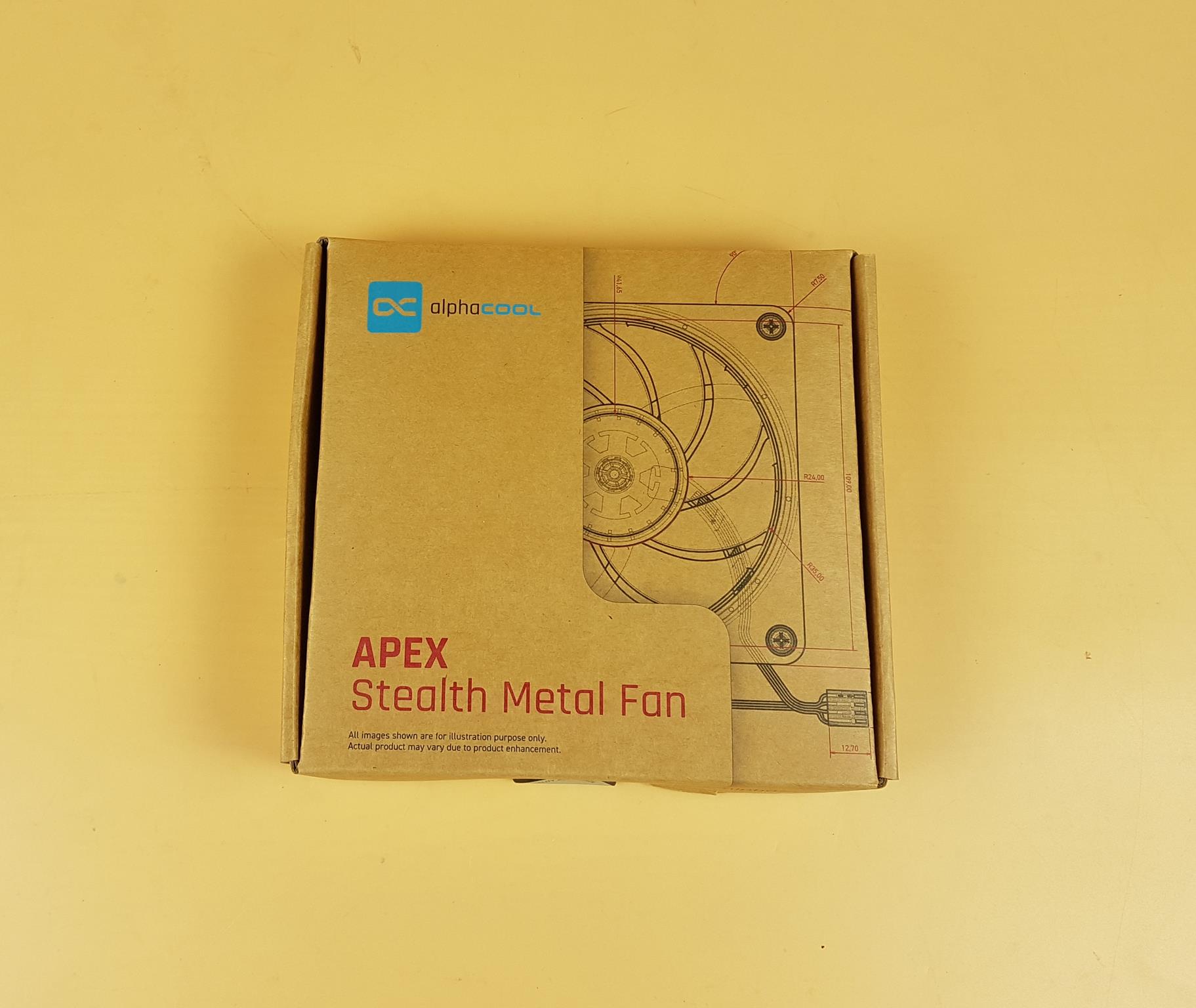Alphacool Apex Stealth 3K Black Fans Packing Box 1