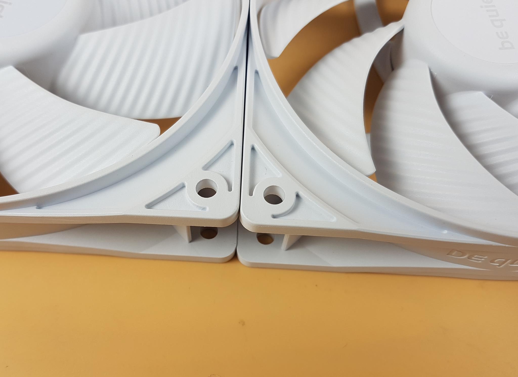 be quiet Pure Wings 3 White Fans Fan Mounting Corner