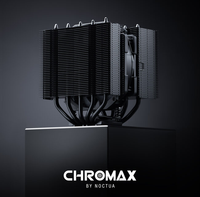 Noctua presents NH-D12L chromax.black CPU cooler