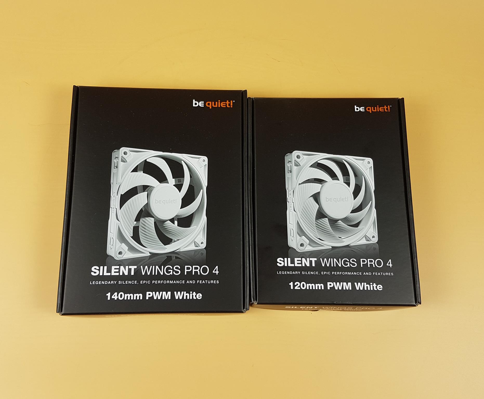 Be Quiet Silent Wings Pro 4 140mm PWM White Packing 1
