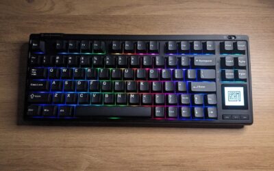 Reviews 5 EPOMaker RT80 Mechanical Keyboard Review – Featuring soft but powerful Wisteria Linear switches, touchscreen and a removable USB-C screen