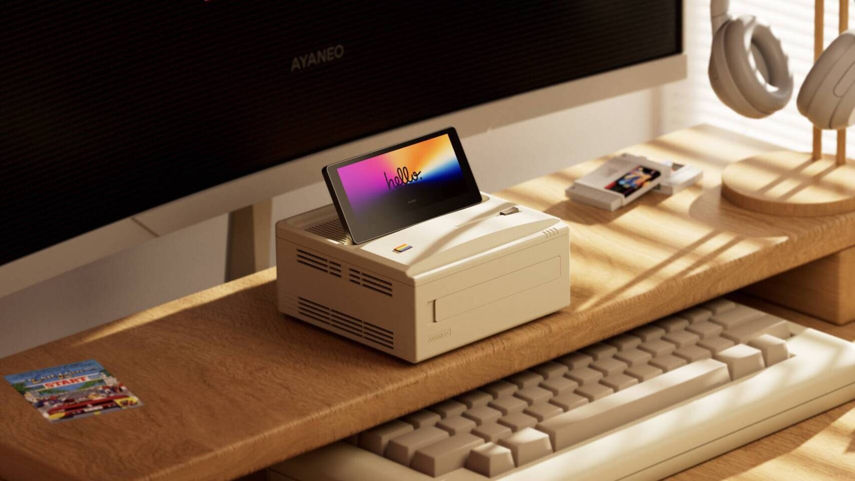 Ayaneo upgrades AM01S retro mini PC with touchscreen and better