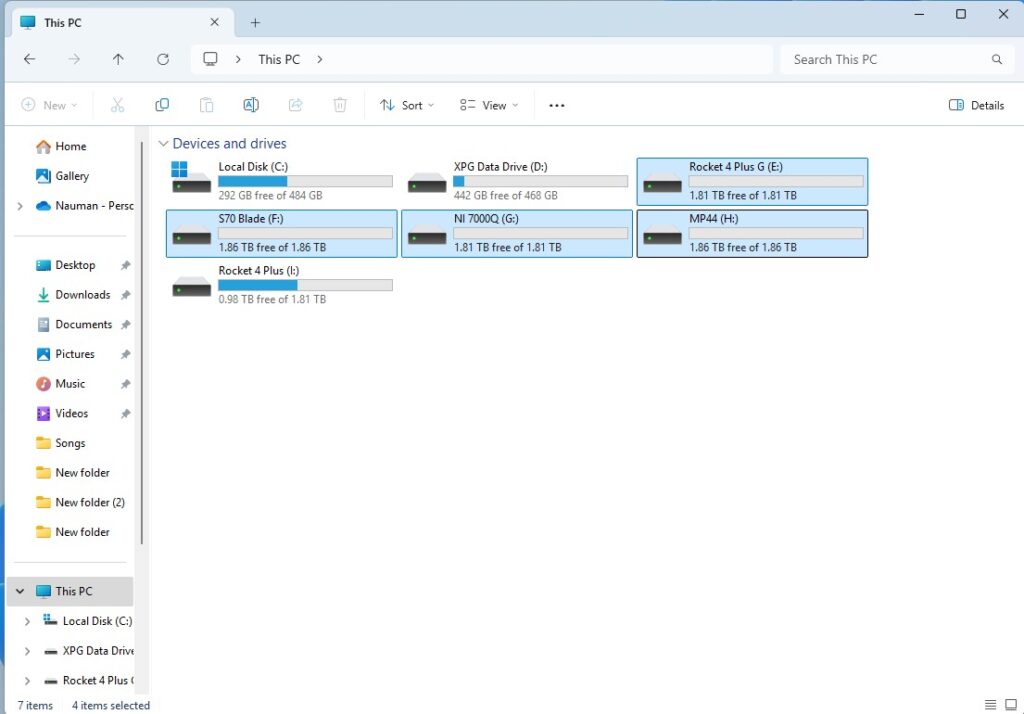 SST ECM40 Drives Detected