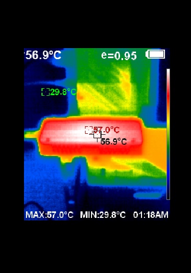 SilverStone MS12-40G USB4 Enclosure Review 23 SST ES12B 40G Thermal Imaging