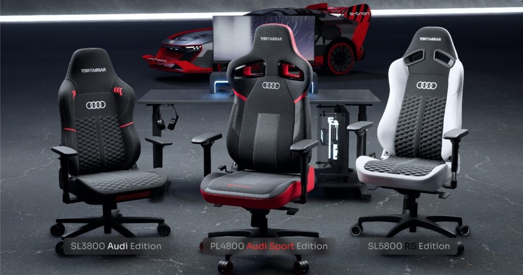 Vertagear X Audi to Launch a New Gaming Chair Series 1 Vertagear X Audi