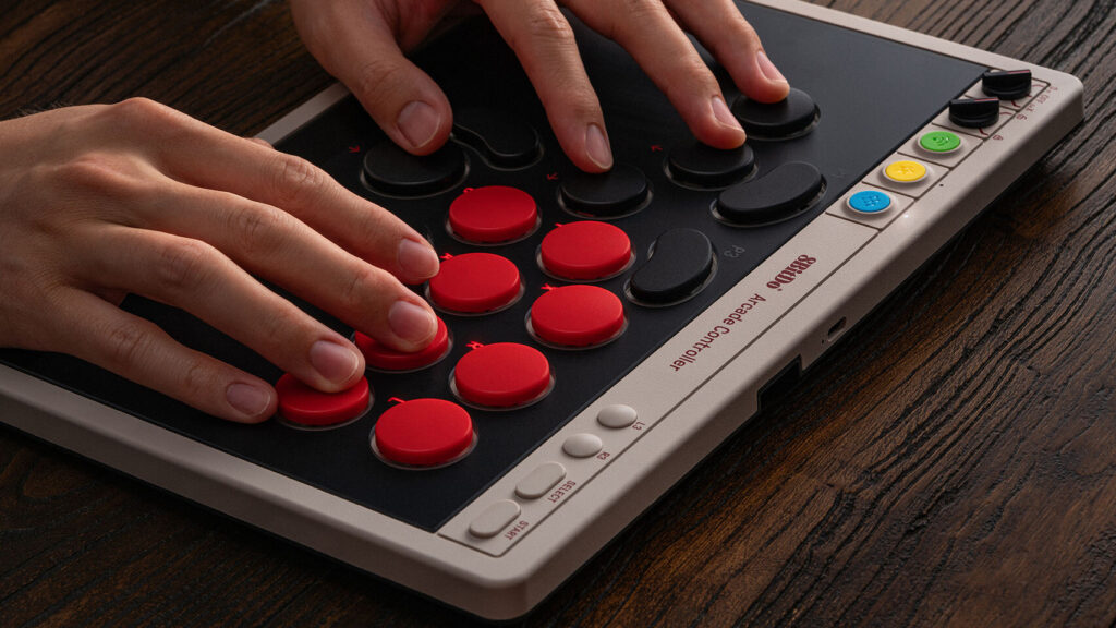 8BitDo excitingly unveils ultra-sleek arcade controller for Xbox, Switch, and PC, launching this summer 1 8BitDo Arcade Controller 10