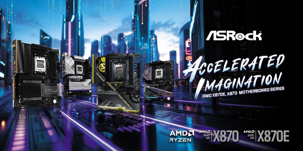 ASRock at Computex 2025: New gaming gear, AI tech, and powerful PCs on display 1 ASRock Motherboards