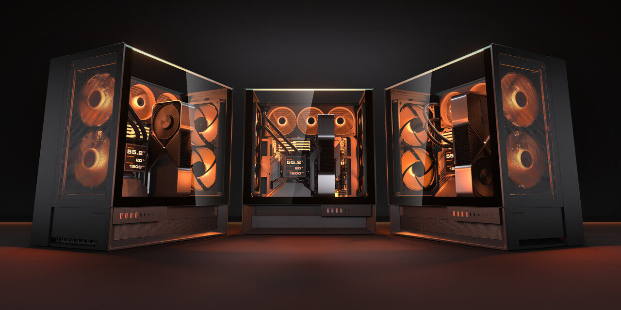 COUGAR OmnyX brings next-gen cooling and clean design in a bold new PC case for $139.99